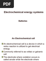 Electrochemistry (Unit V)