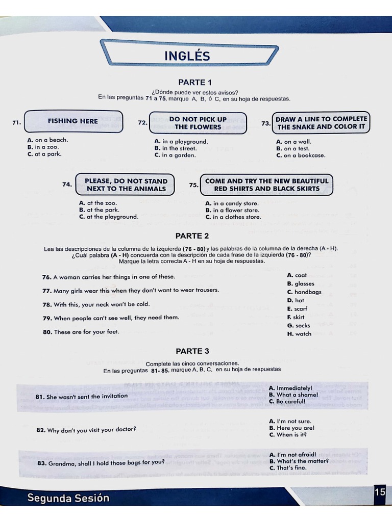 Pre Icfes de Ingles | PDF