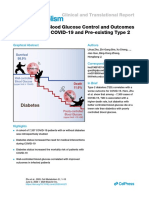 Association of Blood Glucose Control and Outcomes