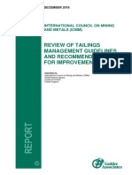 ICMM Tailings Review Report