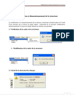 Modélisation Et Dimensionnement de La Structure