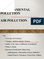 Environmental Pollution Air Pollution