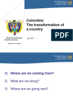 Colombia: The Transformation of A Country: Ministerio de Comercio, Industria y Turismo