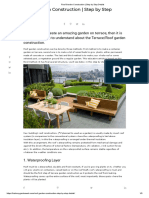 Roof Garden Construction - Step by Step Details PDF