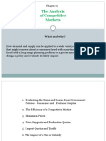 The Analysis of Competitive Markets: What and Why?