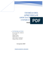 Teorías Del Aprendizaje Asociacionistas Conductuales. Trabajo Grupal