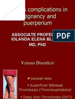 V Enous Complications in Pregnancy and Puerperium