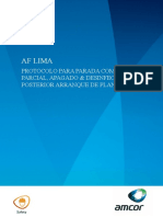 AF LIMA PROTOCOLO DE PARADA PLANTA DISINFECCIÓN Y POSTERIOR START UP v07