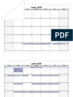 Calendario Admin