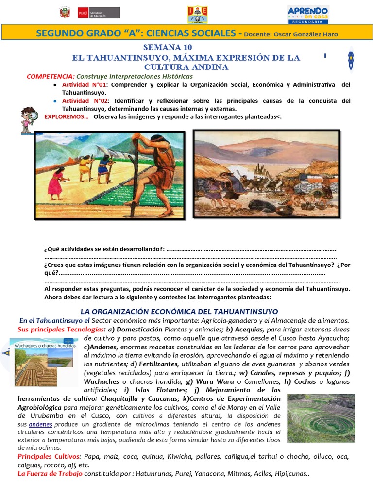 s10 CCSS | PDF | Imperio Inca | Nobleza