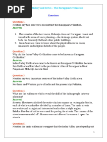 ICSE 9 History and Civics The Harappan Civilization