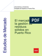 Estudio de Mercado. El Mercado de La Gestión de Los Residuos Sólidos en Puerto Rico