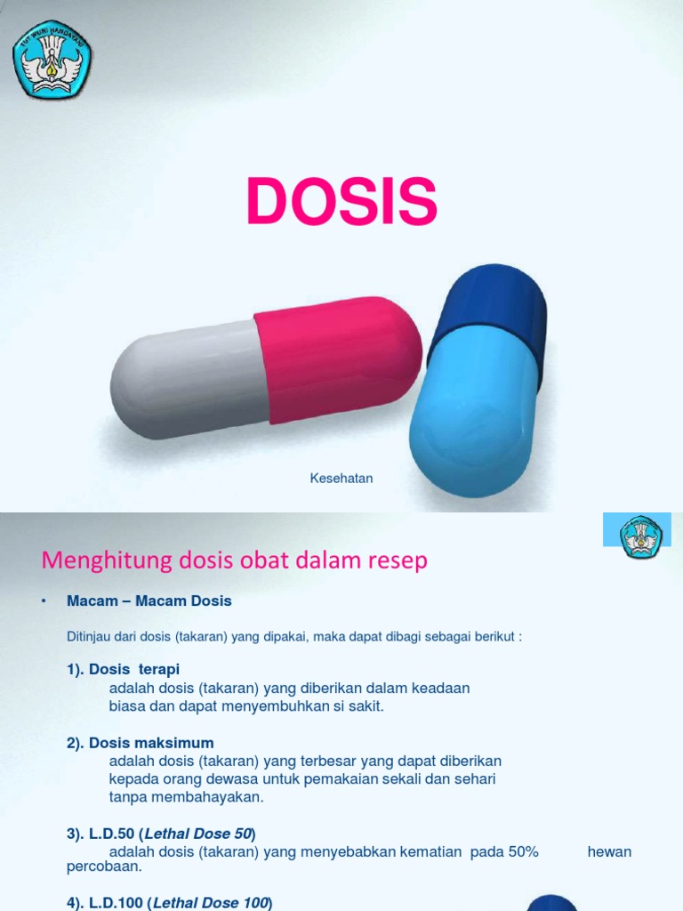 Macam-macam Dosis Obat dan Perhitungannya | PDF