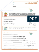 Grammar Games Pronouns Answers