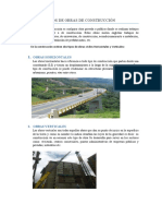 Tipos de Obras de Construcción