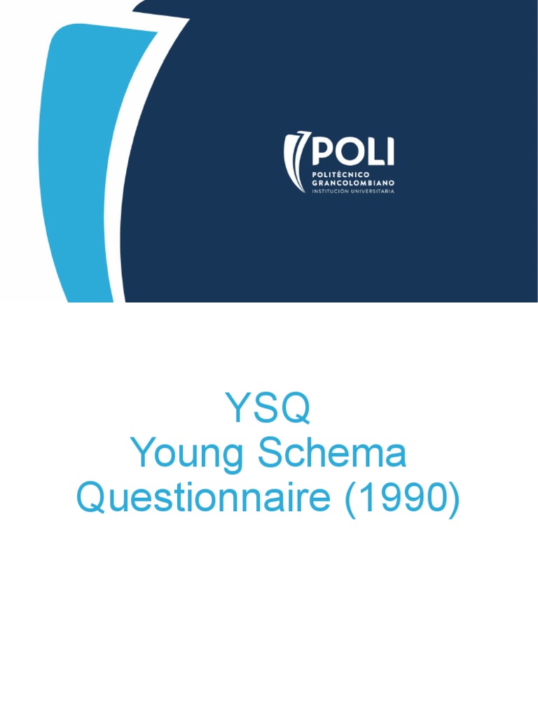 Schema Young Questionnaire | Schema Questionnaires – VLBLM