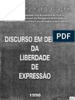 Discurso em Defesa Da Liberdade de Expressão - Oliveira Sérgio PDF