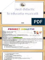 proiect didactic la muzica