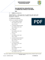 Memoria Descriptiva Arquitectura MODULO 01