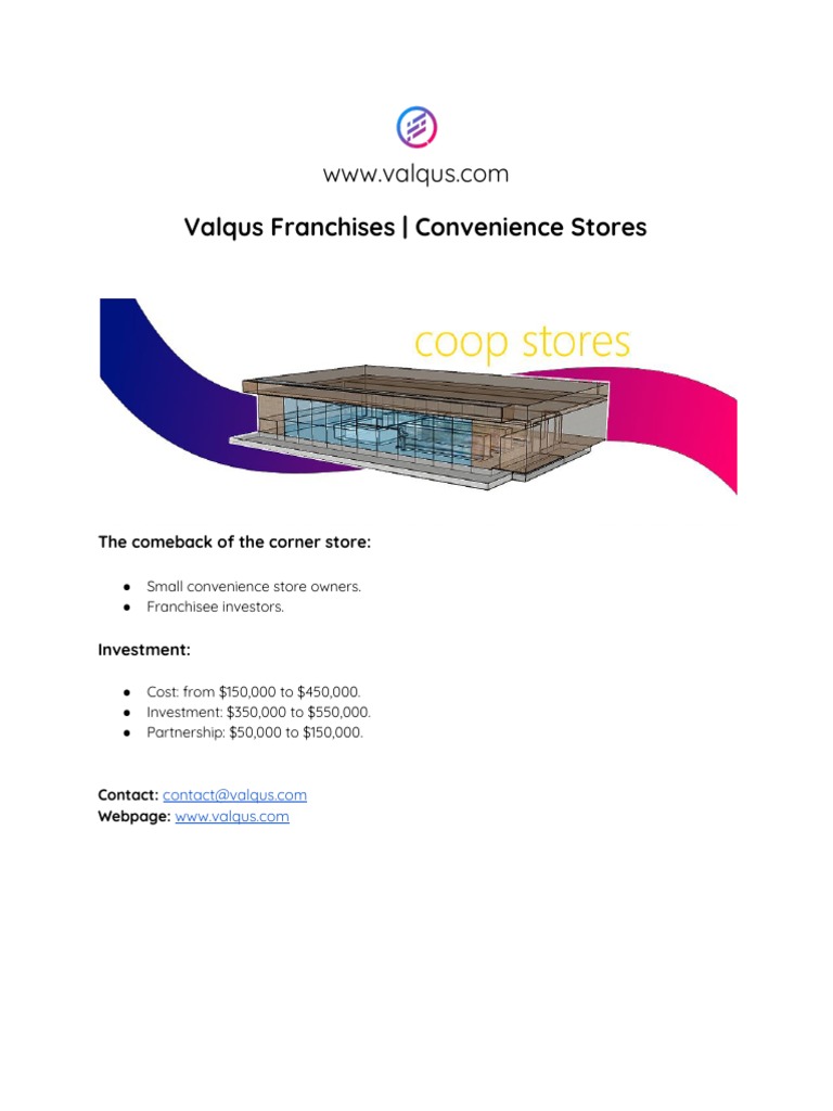 Convenience Store Franchise Investment Guide | PDF