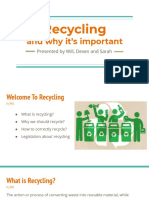 Recycling: and Why It's Important