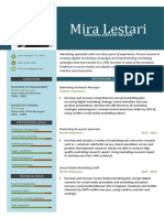 Mira Lestari: Marketing Assistant Manager