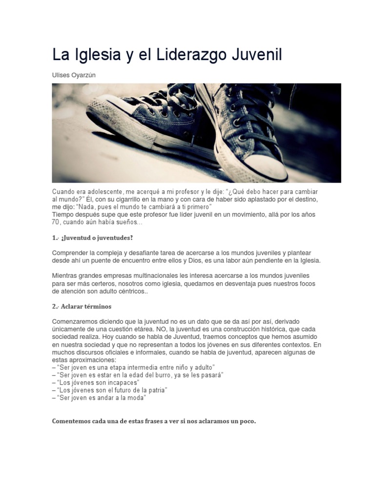 Liderazgo Juvenil en la Iglesia | PDF | Adultos | Abrahán
