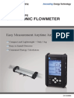 Ultrasonic Flowmeter: Easy Measurement Anytime Anywhere