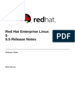 Red Hat Enterprise Linux 5 5.5 Release Notes