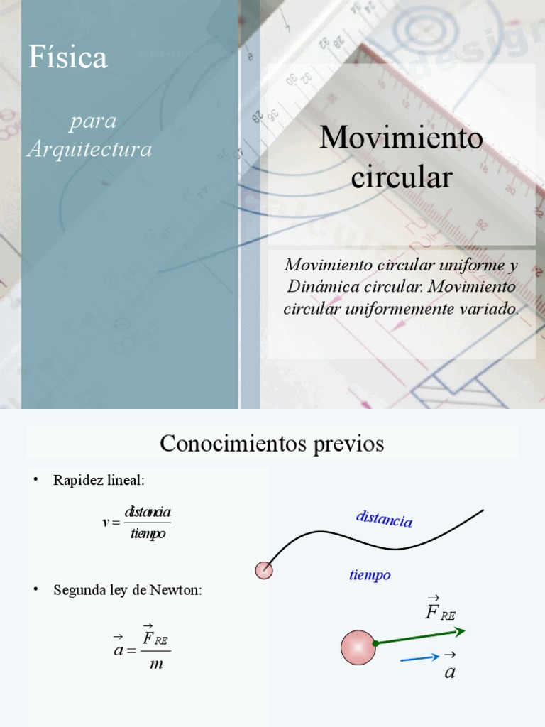 Movimiento Circular Uniforme | PDF | Aceleración | Rotación