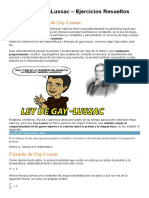 Ley de Gay-Lussac - Ejercicios resueltos paso a paso