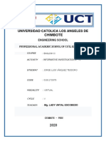 Universidad Catolica Los Angeles de Chimbote: Professional Academic School of Civil Engineering