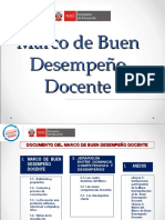 PPT Marco de Buen Desempeno Docente JORNADAS