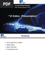 "VI Editor Presentation": Accelerating Designs