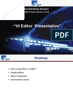 "VI Editor Presentation": Accelerating Designs