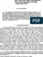 Place of Law in the Marxian Structure-Superstructure Archetype, The - Alan Stone.pdf