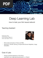 Deep Learning Lab: How To Train Your First Neural Network