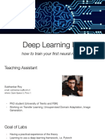 Deep Learning Lab: How To Train Your First Neural Network