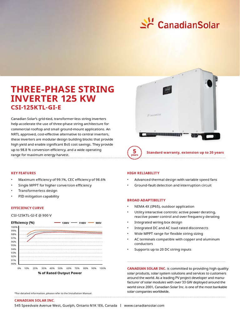 Canadian-Solar_Datasheet_Inverter_125KW_SEA (1).pdf | Power Inverter