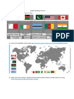 Date: Thursday, 28 3° 4°: English Speaking Countries