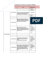 Cronograma Epidemiologia