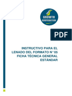 Instructivo Ficha Técnica General Estándar PDF