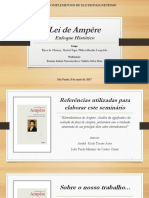 Seminário - Lei de Ampère - Enfoque Histórico