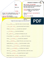 Past Simple VS Present Perfect