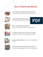 Safety Rules in Electrical Works