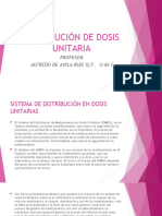 Distribucion de Dosis Unitaria