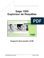 Sage 1000 - Exploreur de Requêtes - Nouveautés v5.5