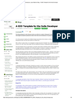 Gamasutra - Jason Bakker's Blog - A GDD Template For The Indie Developer