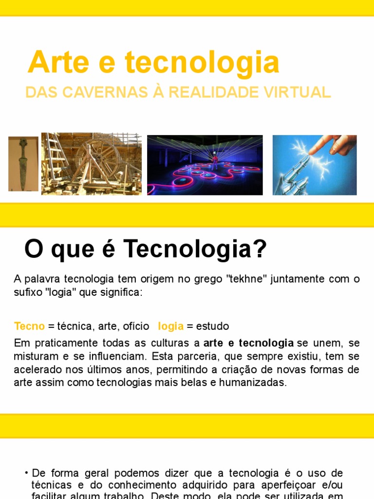Aula Arte E Tecnologia Pdf