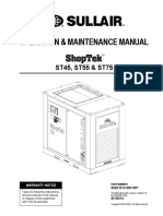 OPERATION AND MAINTENANCE MANUAL SHOPTEK ST45, ST55 & ST75 REV 01